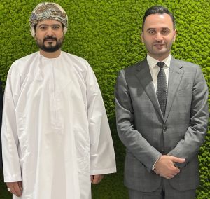 Meeting Amir Ali salemi CEO of jta holding with the Minister of Commerce, Industry & Investment promotion, Sultanate of Oman
