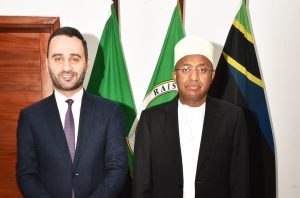 Meeting amir ali salemi ceo of jta holding with President of Zanzibar