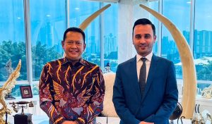 Dr. Amir Ali Salemi's meeting with H.E Bambang Seesatyo : Former Speaker of Indonesia General Moeldoko, former chief