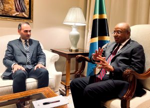 amir ali salemi ceo of jta holding Meeting with President of Zanzibar