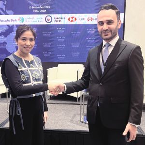 Amir Ali Salemi's meeting with Ms. Ameneh Pangan Daman (Secretary of Budjet)