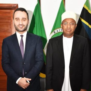 amir ali salemi zadeh ceo of jta holding with ( The President of Zanzibar )