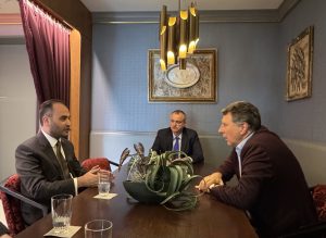 Dr. Amirali Salemizadeh meets with former Latvian President