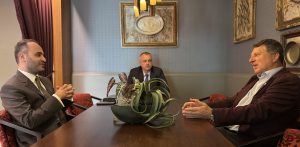 Dr. Amirali Salemizadeh meets with former Latvian President